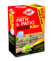 Doff 3pc Path & Patio Weedkiller Boxed 3 X 80ml